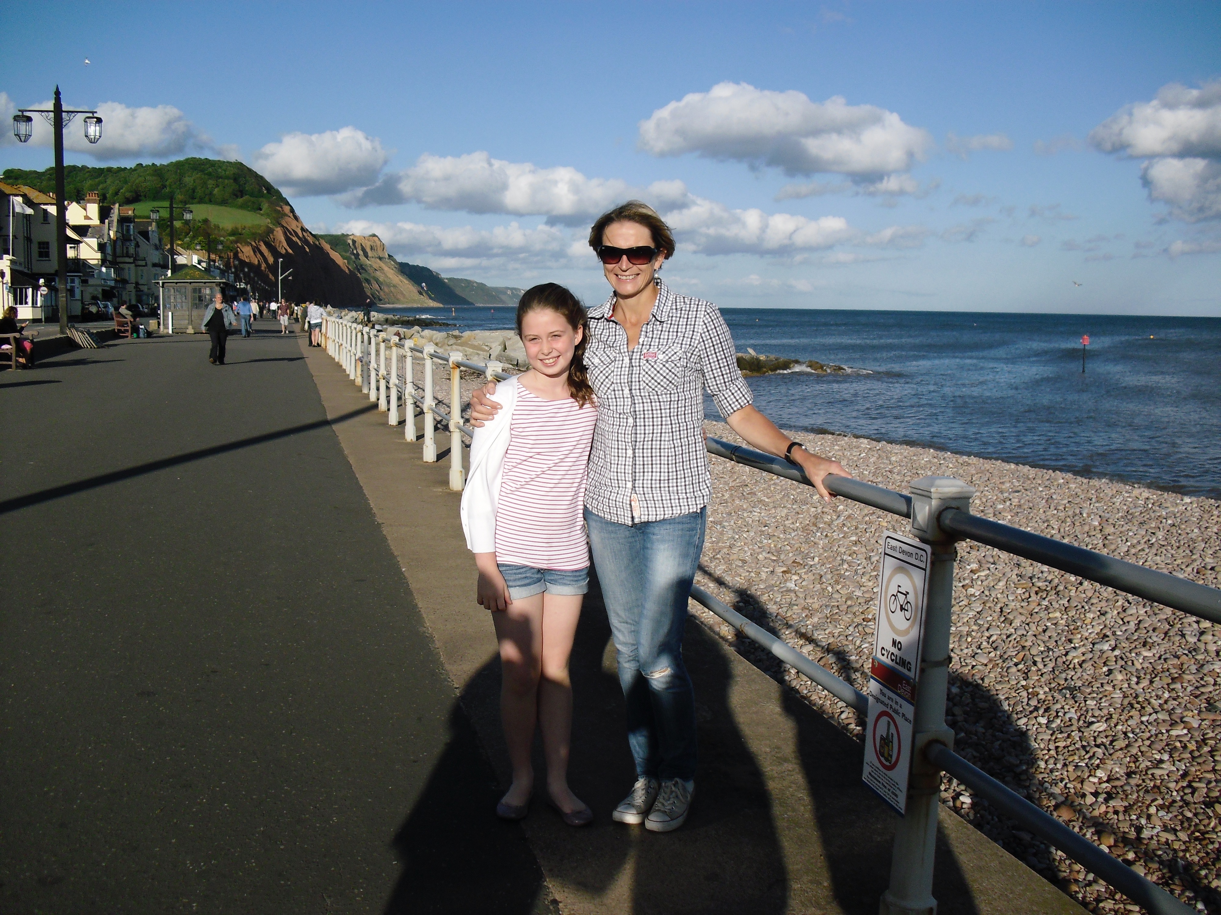 Dear Claire,
I found this photo of us from 2010 - how quickly the last 9 years have gone, it only feels like yesterday we were walking down Sidmouth seafront where this photo was taken! I really do have the best and most beautiful godmother. Looking forward to seeing you again soon when you are feeling better. Lots of love, Bella xx 