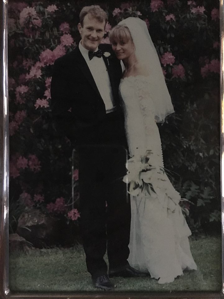 25th May 2019.

28yrs ago today darling. I remember looking around as you entered the church - quite late. And I whispered to Ant "mate, is she for real?". Not a day have I thought otherwise. You may have weathered a little better since though!

J xxx
