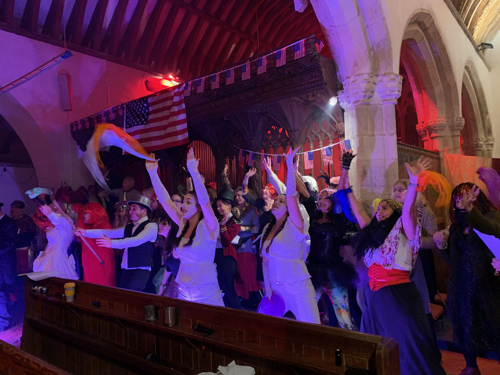 So.....this weekend I put on A Musical in a Day - Where 40 local people came along at 10am in the morning and we put on a  50 minute performance of The Greatest Showman at 7.30pm.  It was a brilliant evening and, including monies taken last Monday at the Concert for Claire at The Royal Hospital, we raised a total of £2,218.84 for Headway.  Here are a couple of photos from a truly very special and brilliant evening.