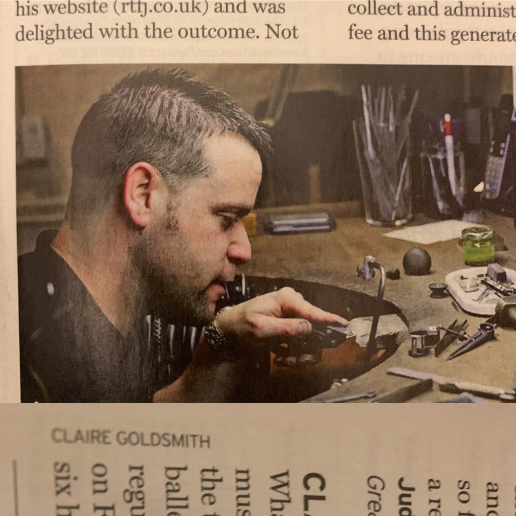 Hello Headway family.

 It's a message from Amsterdam. Sorry it's been a while, but I'm sure Naomi and Dad's updates have kept you all informed with regard to Mum.

 One of Mum's old work friends and colleague got in touch with me the other day. After recently appearing on ITV's 'The Repair Shop'  as a Goldsmith and diamond mounter, Richard had an editorial article feature in the RadioTimes 7-13 March edition. He was asked to include a photo of him working and opted for the ones Mum took of him. Photo credit of Mum was included alongside the picture.

 If you recall, several months ago I posted a picture of a silver key ring with an inscription that Mum once gave me. Richard was the one who produced and inscribed that for Mum.

 Amsterdam is treating me well (only one stolen bike so far), and a new canal-side apartment which catches the morning sun just fine. I've bought myself a museum card which allows me unlimited access to all the museums across Amsterdam for the rest of the year. I make the most of it, however can't help but feel sorry that Mum isn't there with me. I read the inscriptions and form my own understanding of the work, but there's always a part of me wondering: 'What would Mum say was the intention behind that painting?' 'What would Mum think of this sculptors work?' 'At what point would mum get a coffee from the museum cafe?'. The answer to that last question would of course, be before she'd even set foot in the exhibition.

 All my love Headway family. Thank you for your continued support, both from myself, the family, and Mum x