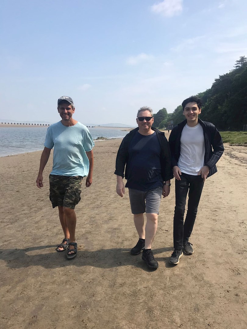 Kieran and Paul with you at your new stomping grounds. Enjoying balmy Lancaster after leaving balmy Harrow. 