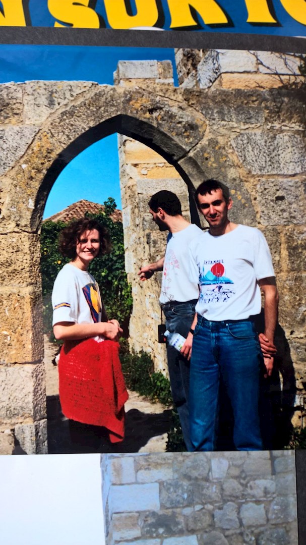 A bonus point if you can recognise the bearded man in profile