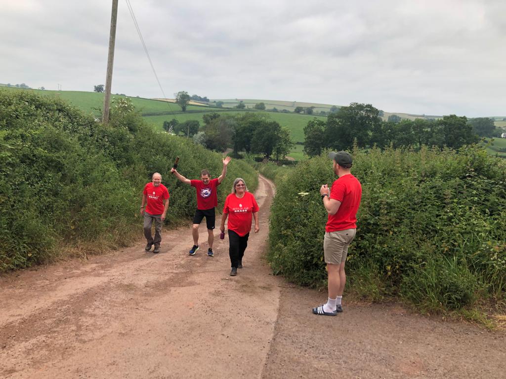 Started the 100km Relay walking the first 5k then thankfully everyone took over and smashed running it!